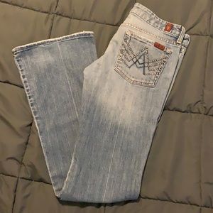 7 for all Mankind “A Pocket” Denim, sz 27